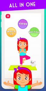 اسکرین شات برنامه Kids Exercise: Kids Workout 1