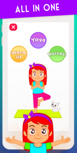 اسکرین شات 1 برنامه Kids Exercise: Kids Workout