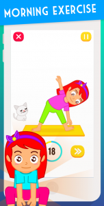 اسکرین شات 2 برنامه Kids Exercise: Kids Workout