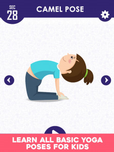اسکرین شات برنامه Yoga For Kids - Easy Yoga Poses for Kids Fitness 2