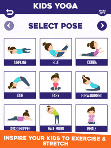 اسکرین شات برنامه Yoga For Kids - Easy Yoga Poses for Kids Fitness 5