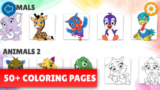 اسکرین شات بازی Kids coloring pages for kids 2