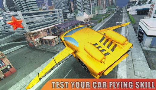 اسکرین شات بازی Flying Racing Car Games 1