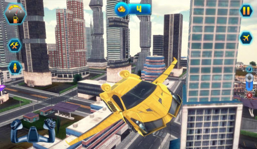 اسکرین شات بازی Sports Flying Car 3d Games 3