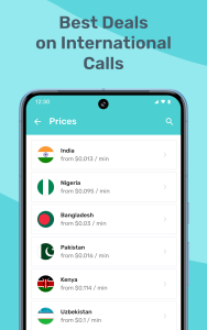 اسکرین شات 3 برنامه Yolla: International Calling