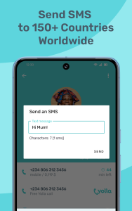 اسکرین شات 4 برنامه Yolla: International Calling