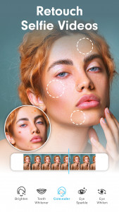 اسکرین شات 2 برنامه YouCam Video: Makeup & Retouch