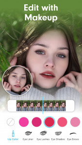 اسکرین شات 1 برنامه YouCam Video: Makeup & Retouch