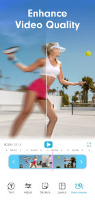 اسکرین شات 3 برنامه YouCam Video Editor & Retouch