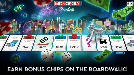 اسکرین شات بازی MONOPOLY Poker - Texas Holdem 1