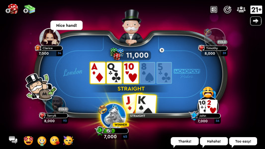 اسکرین شات بازی MONOPOLY Poker - Texas Holdem 7