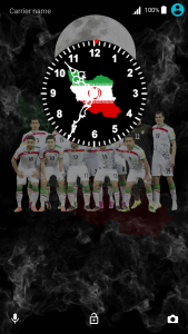اسکرین شات برنامه تم فوتبالی ایران برای اکسپریا 4