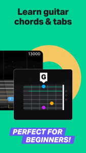 اسکرین شات برنامه Yousician: Learn Guitar & Bass 2