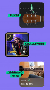 اسکرین شات برنامه Yousician: Learn Guitar & Bass 5