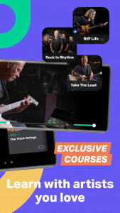 اسکرین شات برنامه Yousician: Learn Guitar & Bass 6