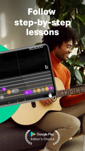 اسکرین شات برنامه Yousician: Learn Guitar 2