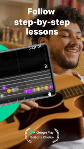 اسکرین شات برنامه Yousician: Learn Guitar & Bass 2