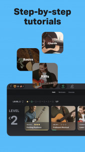 اسکرین شات برنامه Yousician: Learn Guitar & Bass 4