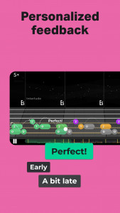 اسکرین شات برنامه Yousician: Learn Guitar & Bass 6
