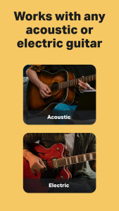 اسکرین شات 8 برنامه Yousician: Learn & Play Guitar