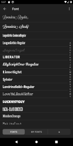 اسکرین شات 4 برنامه Phonto - Text on Photos