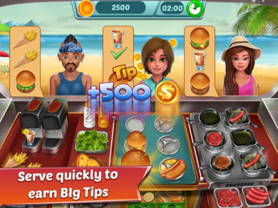 اسکرین شات برنامه Food Truck Restaurant : Kitchen Chef Cooking Game 6