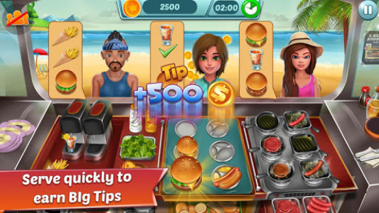 اسکرین شات برنامه Food Truck Restaurant : Kitchen Chef Cooking Game 1