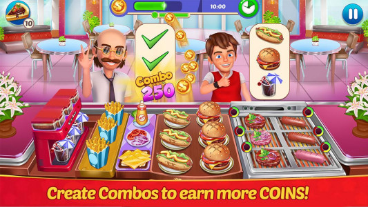 اسکرین شات بازی Restaurant Chef Cooking Games 1