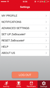 اسکرین شات برنامه ZeBracelet2 4