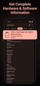 اسکرین شات 4 برنامه Device Info: System & CPU Info
