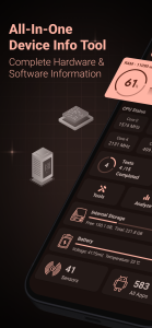 اسکرین شات 1 برنامه Device Info: System & CPU Info
