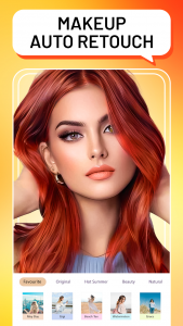 اسکرین شات برنامه YuFace: Makeup Cam, Face App 1