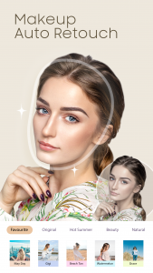 اسکرین شات برنامه YuFace: Makeup Cam, Face App 1