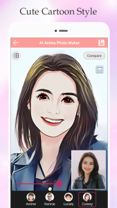 اسکرین شات 2 برنامه BestieCam - Beauty Makeover