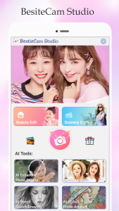 اسکرین شات 1 برنامه BestieCam - AI Beauty Enhancer