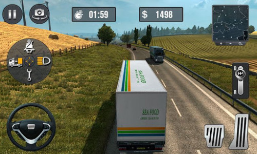 اسکرین شات بازی Cargo Truck Transport Simulator - Long Truck Euro 2