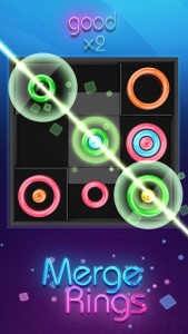 اسکرین شات بازی Merge Rings Neon - Drag n Fuse 1