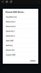 اسکرین شات برنامه کاهش پینگ (Game DNS) 2