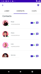 اسکرین شات 4 برنامه Blackpink Fake Video Call