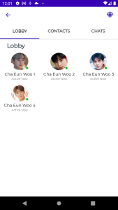 اسکرین شات 3 برنامه Cha Eun Woo Fake Video Call