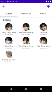 اسکرین شات 6 برنامه ENHYPEN Fake Chat & Video Call