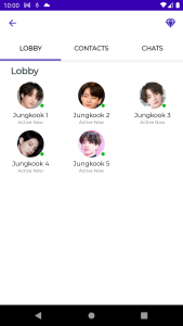 اسکرین شات 4 برنامه Jeon Jungkook Fake Video Call