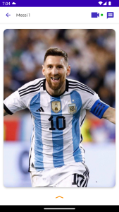اسکرین شات 3 برنامه Lionel Messi Fake Video Call