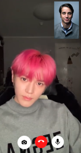 اسکرین شات 3 برنامه NCT Fake Chat & Video Call