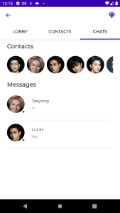 اسکرین شات 7 برنامه NCT Fake Chat & Video Call