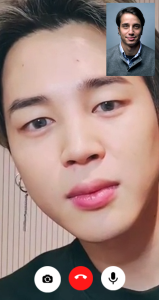 اسکرین شات 4 برنامه Park Jimin Fake Video Call