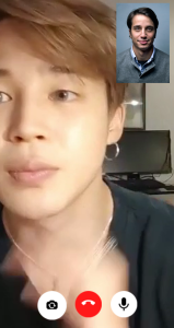 اسکرین شات 2 برنامه Park Jimin Fake Video Call