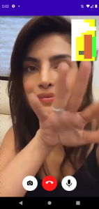 اسکرین شات برنامه Priyanka Chopra Video Call 1