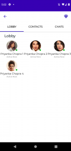 اسکرین شات برنامه Priyanka Chopra Video Call 6