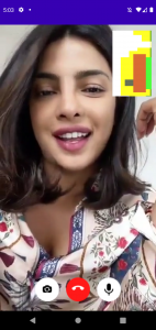 اسکرین شات برنامه Priyanka Chopra Video Call 3